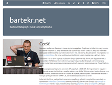 Tablet Screenshot of bartekr.net